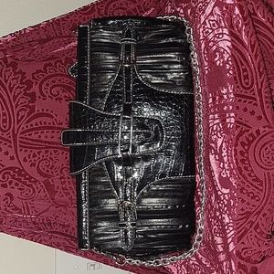 NWOT Black handbag/clutch